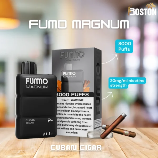Fummo Magnum Cuban Cigar 20mg/ml 8000 Puffs