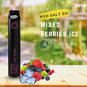 Pod Salt Go Mixed Berries Ice 20 mg 3500 Puffs Disposable Vape