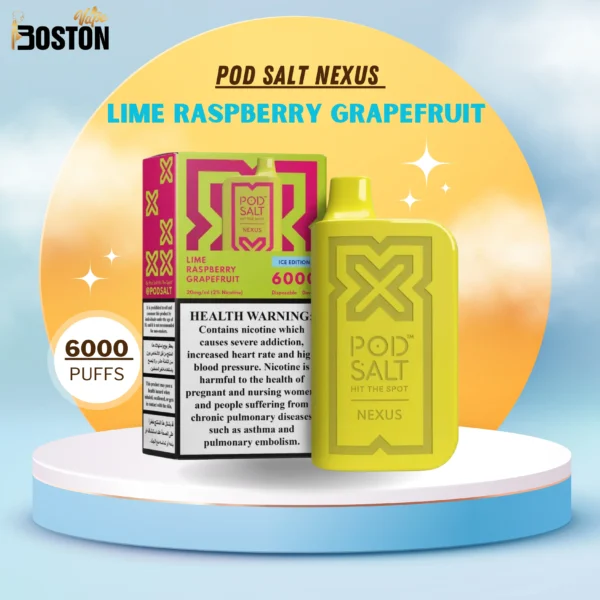 Pod Salt Nexus Lime Raspberry Grapefruit