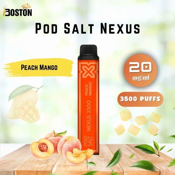 Pod Salt Nexus Peach Mango 3500 Puffs