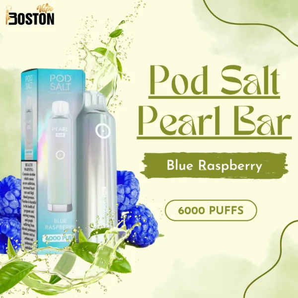 Pod Salt Pearl Bar Blue Raspberry
