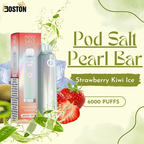 Pod Salt Pearl Bar Strawberry Kiwi Ice