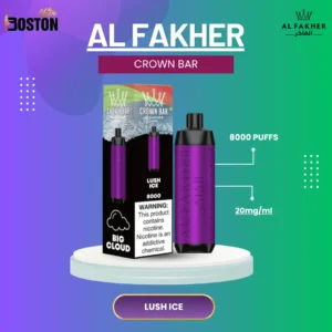 Al Fakher Crown Bar Lush Ice 8000 Puffs
