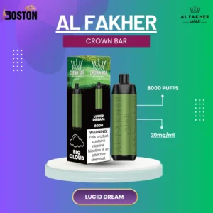 Al Fakher Crown Bar Lucid Dream 8000 Puffs