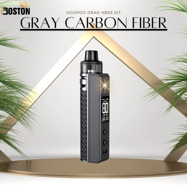 VOOPOO Drag H80S Gray Carbon Fiber Kit