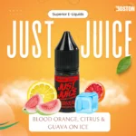 Just Juice Blood Orange Citrus Guava on Ice