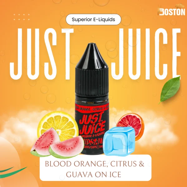 Just Juice Blood Orange Citrus Guava on Ice