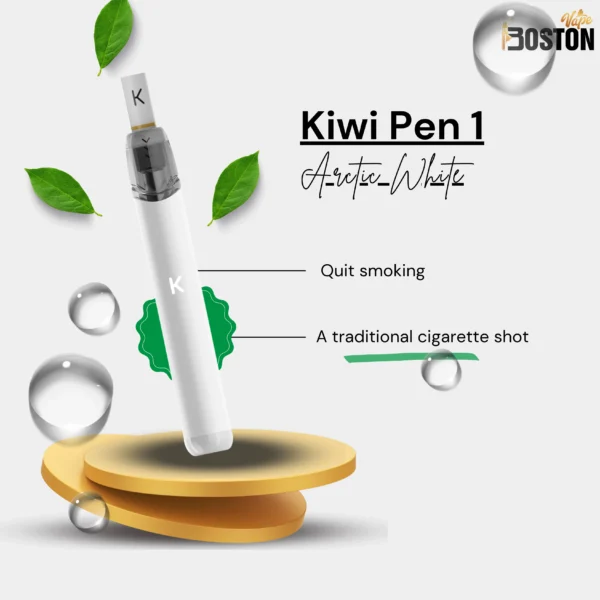Kiwi Pen 1 Arctic White Disposable Vape