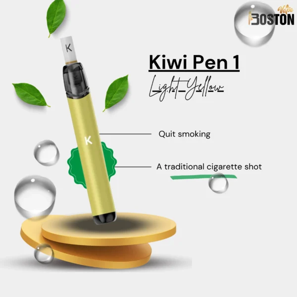 Kiwi Pen 1 Light Yellow Disposable Vape