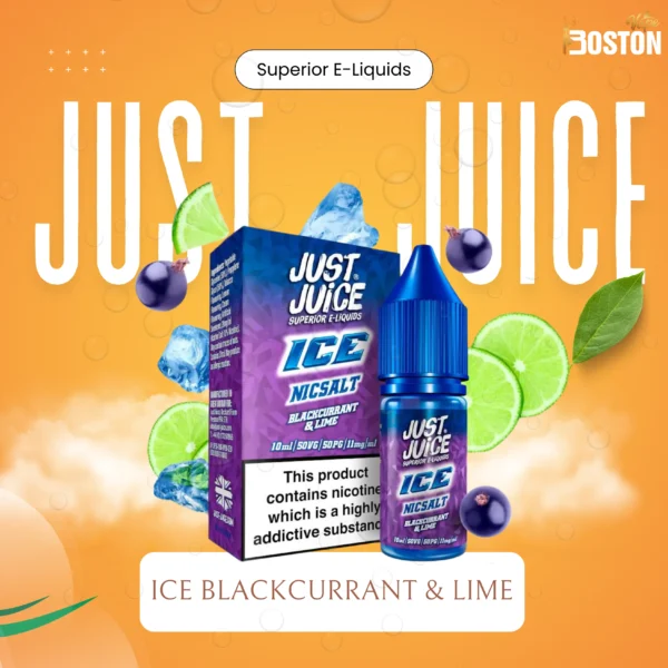 Just Juice Ice Blackcurrant & Lime