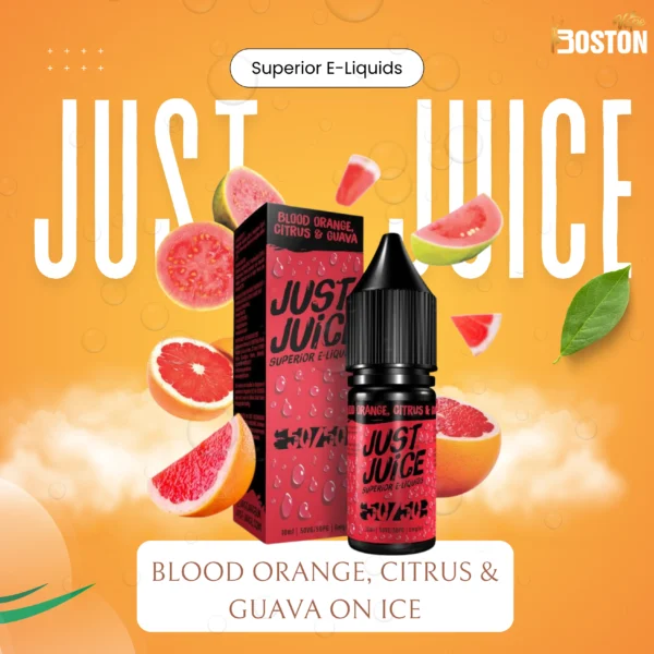 Just Juice Blood Orange Citrus Guava on Ice