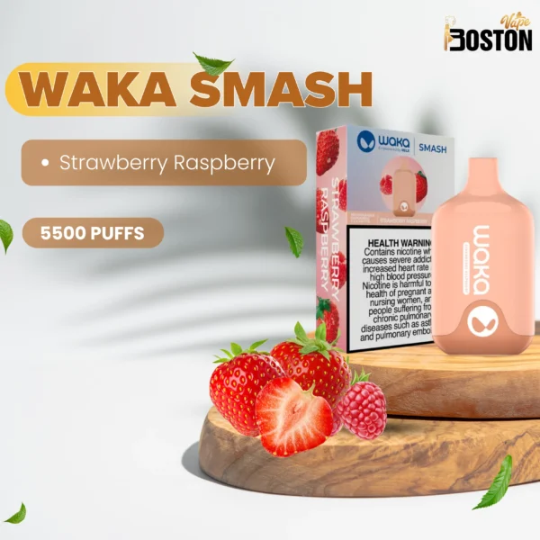 Waka Smash Strawberry Raspberry