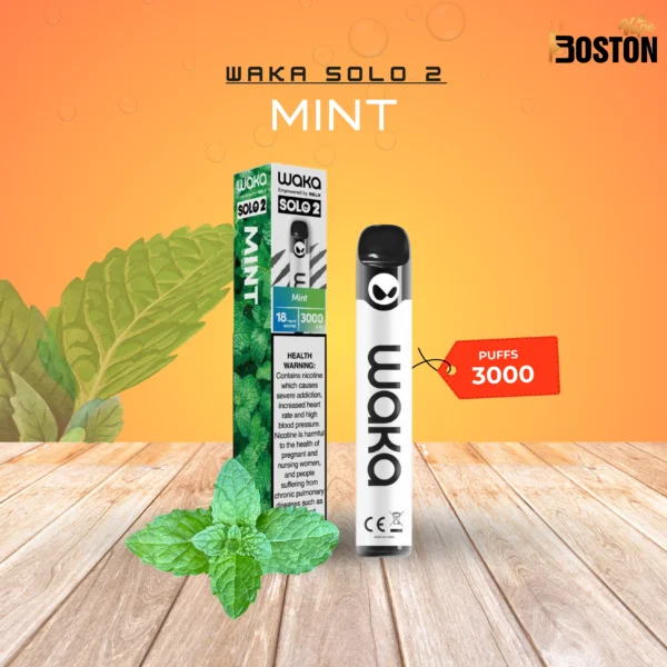 Waka Solo 2 Mint 18mg 3000 Puffs