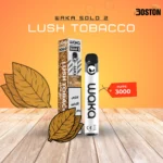 Waka Solo 2 Lush Tobacco 18 mg 3000 Puffs Disposable Vape