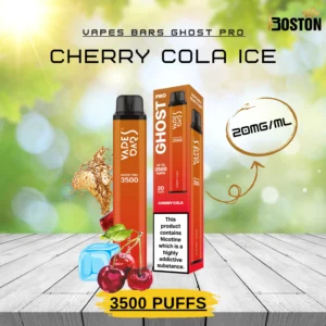 Ghost Pro Cherry Cola Ice 3500 Puffs Disposable Vape