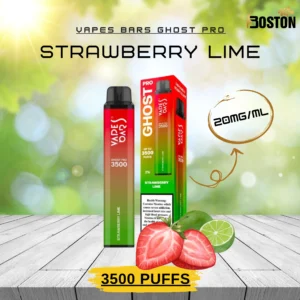 Ghost Pro Strawberry Lime 20mg 3500 Puffs Disposable Vape
