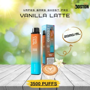 Ghost Pro Vanilla Latte 20 mg 3500 Puffs Disposable Vape