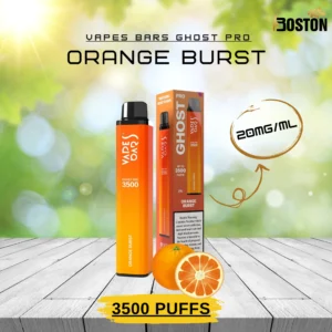Ghost Pro Orange Burst 20 mg 3500 Puffs Disposable Vape