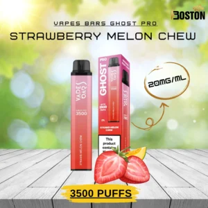 Ghost Pro Strawberry Melon Chew 3500 Puffs Disposable Vape