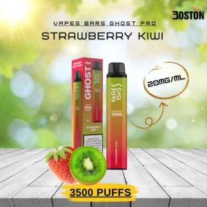 Ghost Pro Strawberry Kiwi 3500 Puffs Disposable Vape