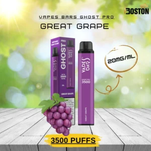 Ghost Pro Great Grape 20 mg 3500 Puffs Disposable Vape