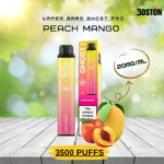 Ghost Pro Peach Mango 0 mg 3500 Puffs Disposable Vape