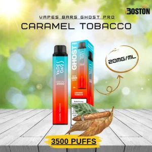 Ghost Pro Caramel Tobacco 20 mg 3500 Puffs Disposable Vape