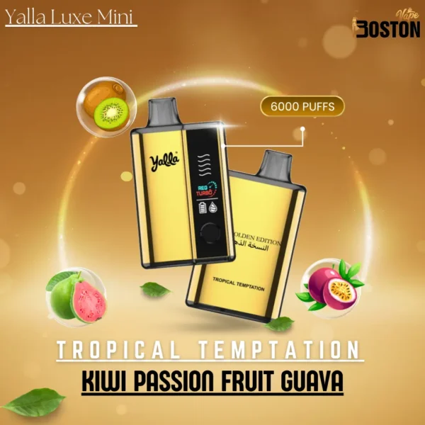 Yalla Luxe Mini Tropical Temptation Kiwi Passion Fruit Guava