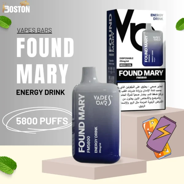 Vapes Bars Found Mary Energy Drink