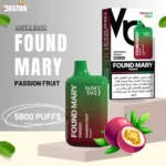 Vapes Bars Found Mary Passion Fruit