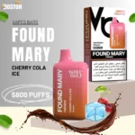 Vapes Bars Found Mary Cherry Cola Ice