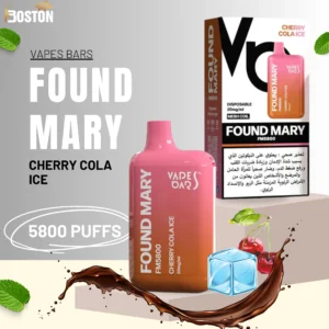 Vapes Bars Found Mary Cherry Cola Ice