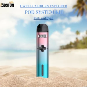 Uwell Caliburn Explorer Pod System Pink & Cyan