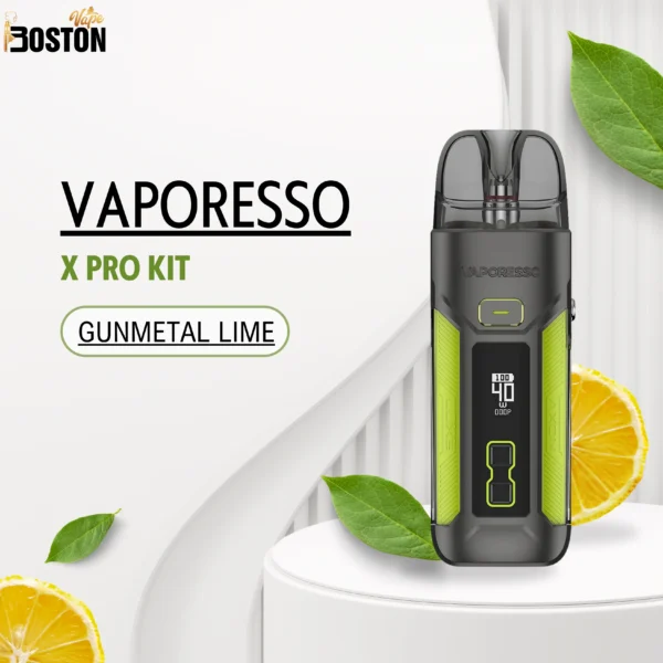 Vaporesso Luxe X Pro Gunmetal Lime Pod Kit