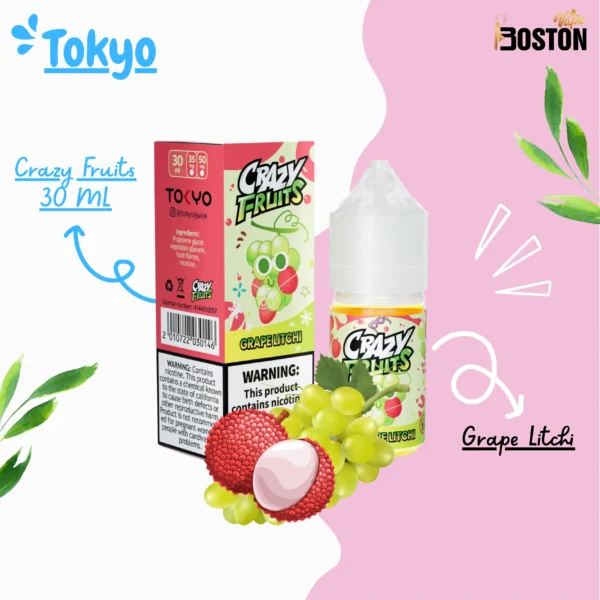 Tokyo Crazy Fruits Grape Litchi 30ML
