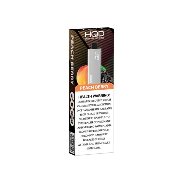 HQD Cuvie Slick 6000 Puffs Peach Berry