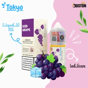 Tokyo E‑Liquid Iced Grape 30 mL