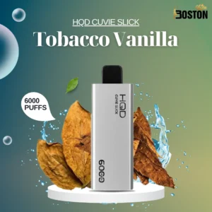 HQD Cuvie Slick 6000 Puffs Tobacco Vanilla