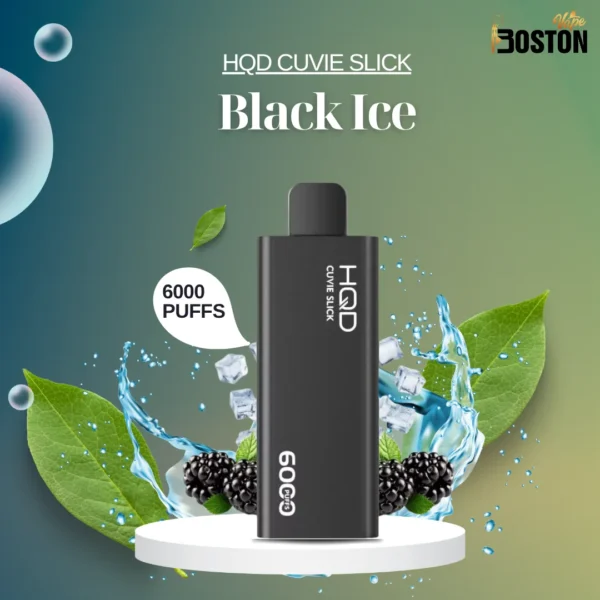 HQD Cuvie Slick 6000 Puffs Black Ice