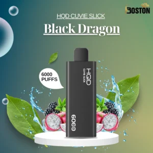 HQD Cuvie Slick 6000 Puffs Black Dragon