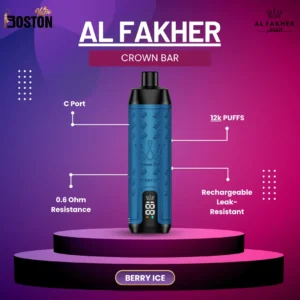 Al Fakher Crown Bar 12K Berry Ice