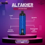 Al Fakher Crown Bar 12K Black Currant Mint