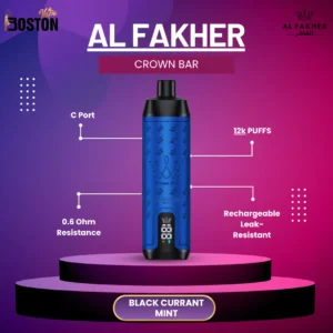 Al Fakher Crown Bar 12K Black Currant Mint