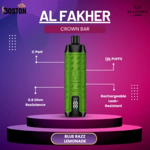 Al Fakher Crown Bar 12K Blue Razz Lemonade