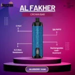 Al Fakher Crown Bar 12K Blueberry Gum