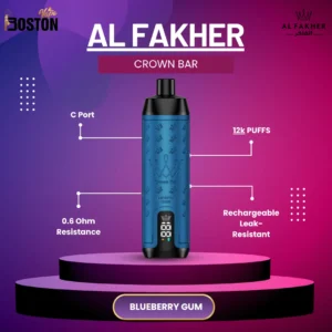 Al Fakher Crown Bar 12K Blueberry Gum