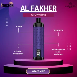 Al Fakher Crown Bar 12K Grape Mint