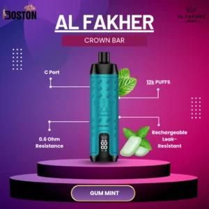 Al Fakher Crown Bar 12K Gum Mint