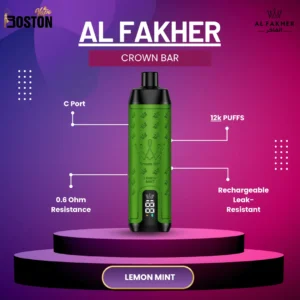 Al Fakher Crown Bar 12K Sound Lemon Mint