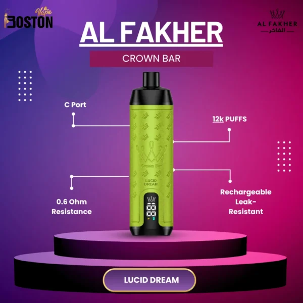 Al Fakher Crown Bar 12K Sound Lucid Dream